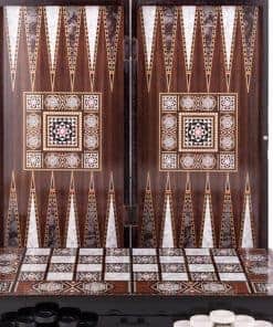 Juego de Tablero de Backgammon Turco - 19'' para Adultos