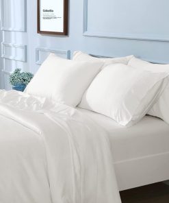 Juego de Sábanas Tamaño Queen GOKOTTA de 6 -Blanco Crema