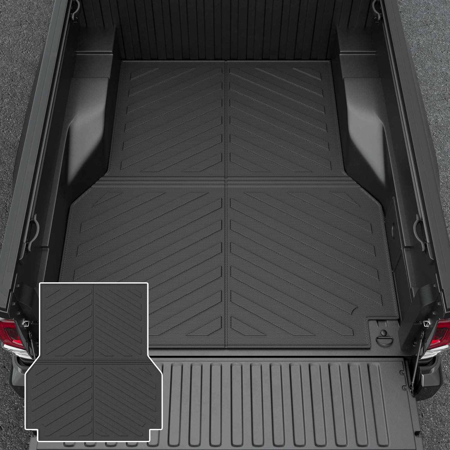 Tapete para cama de camioneta Xipoo compatible con Toyota