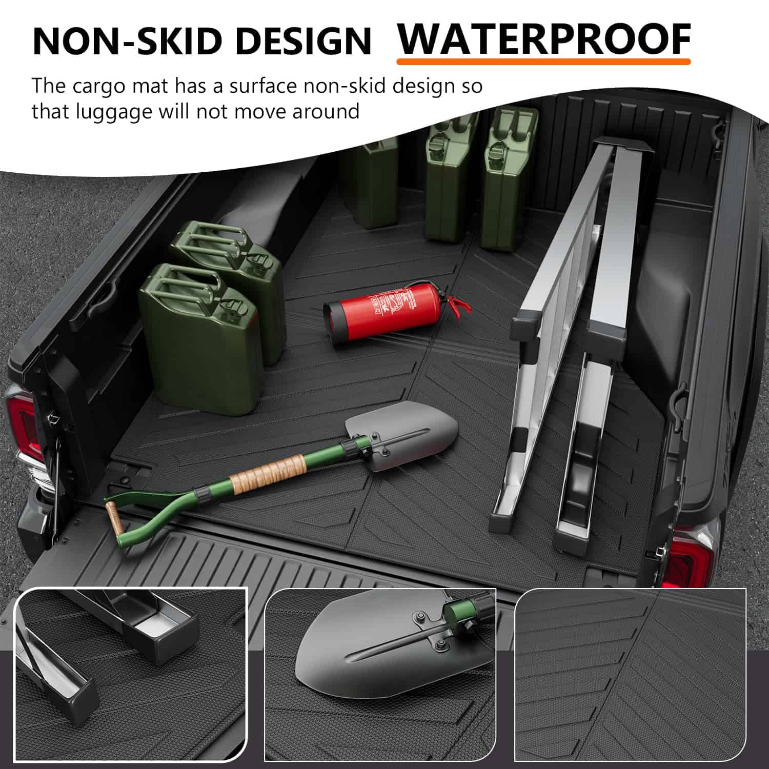 Tapete para cama de camioneta Xipoo compatible con Toyota - Imagen 6