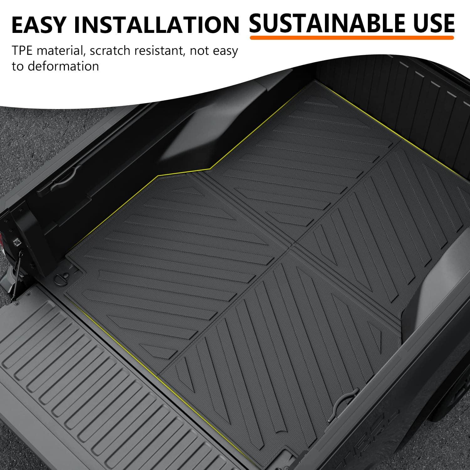 Tapete para cama de camioneta Xipoo compatible con Toyota - Imagen 4