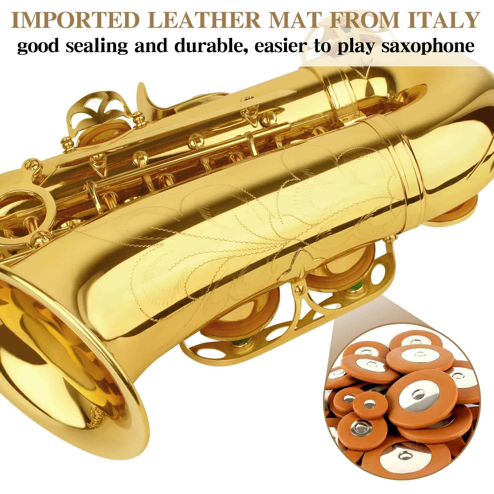 Saxofón Eb Alto SLADE para principiantes, -Oro - Imagen 6