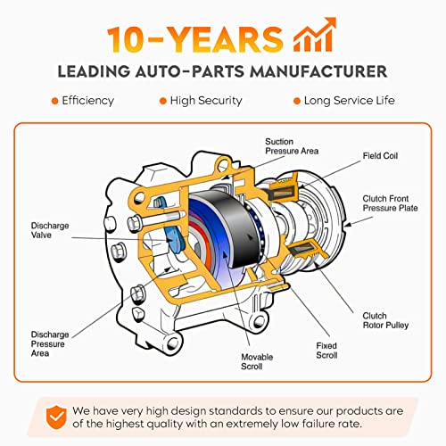 Compresor de Aire Acondicionado y Embrague A/C para Nissan - Imagen 7