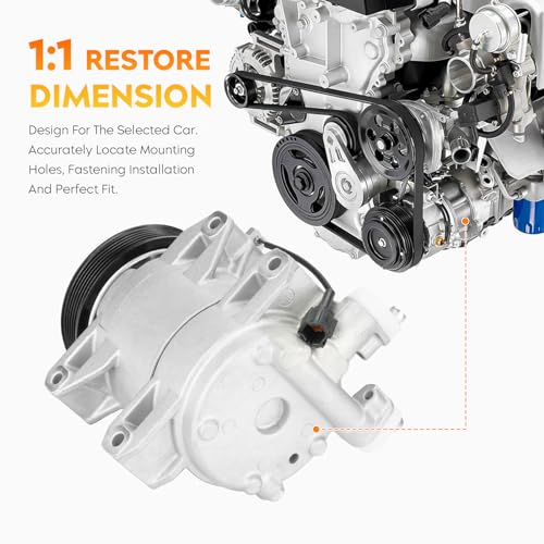 Compresor de Aire Acondicionado y Embrague A/C para Nissan - Imagen 4