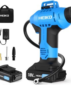 Inflador de neumáticos inalámbrico Heiko 20V, compresor de