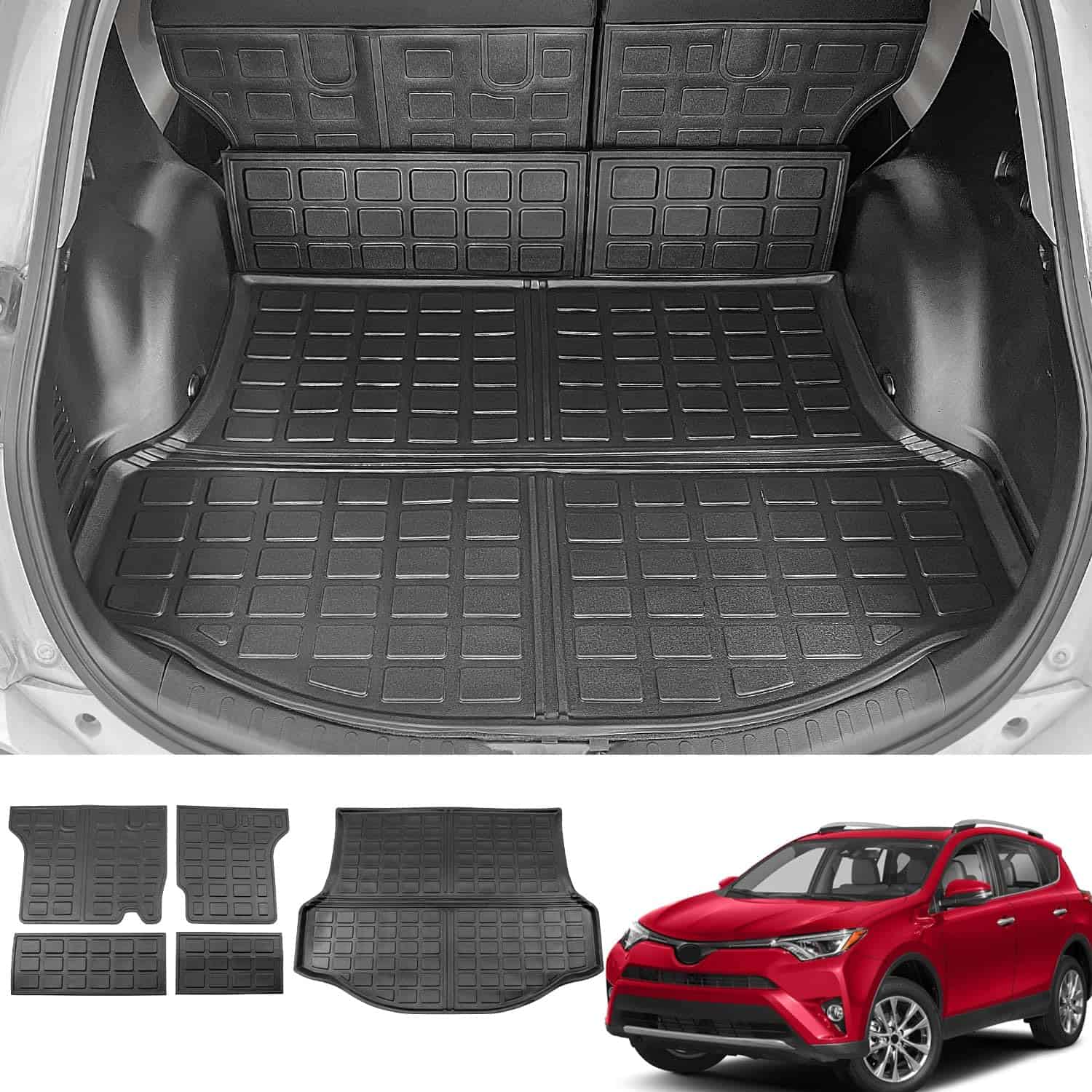 Tapete de Carga Xipoo Compatible con Toyota RAV4 2013-2018