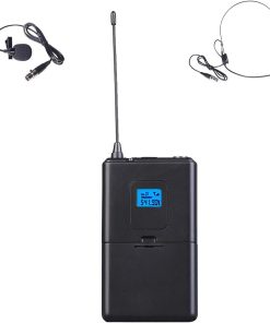 innopow Bodypack Mic con micrófono de solapa y diadema para