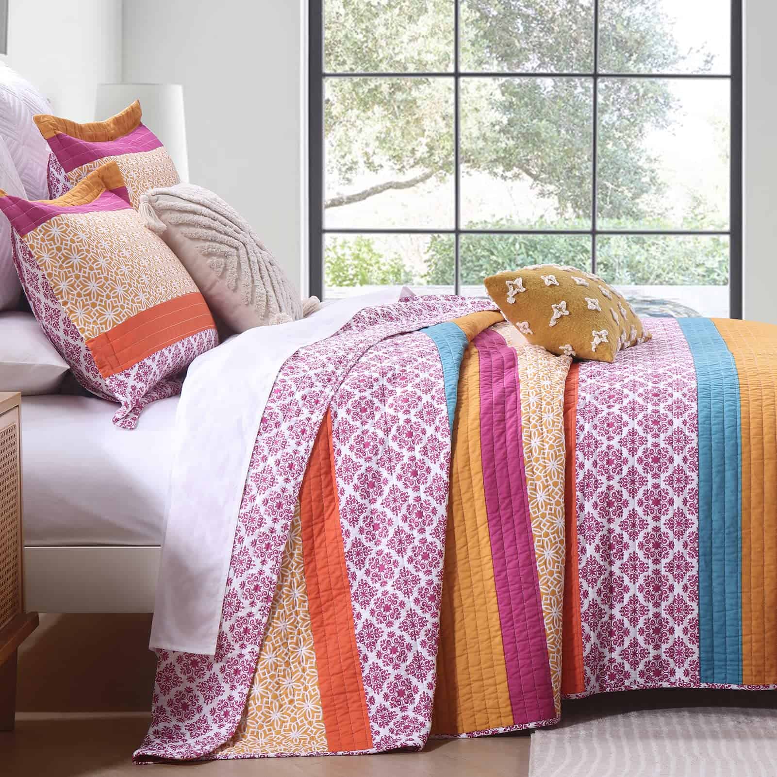 SahSahCasa Edredón tamaño King, Juego de edredón King, - Imagen 4