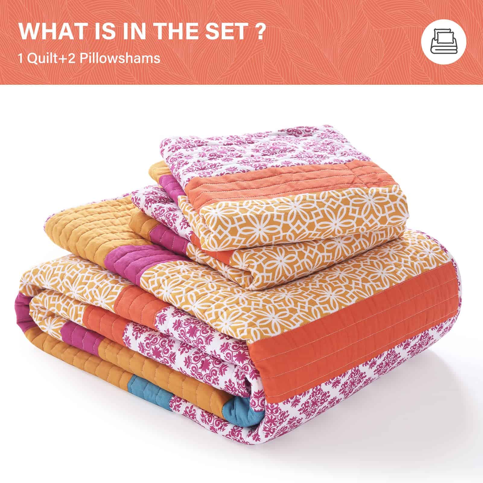 SahSahCasa Edredón tamaño King, Juego de edredón King, - Imagen 7