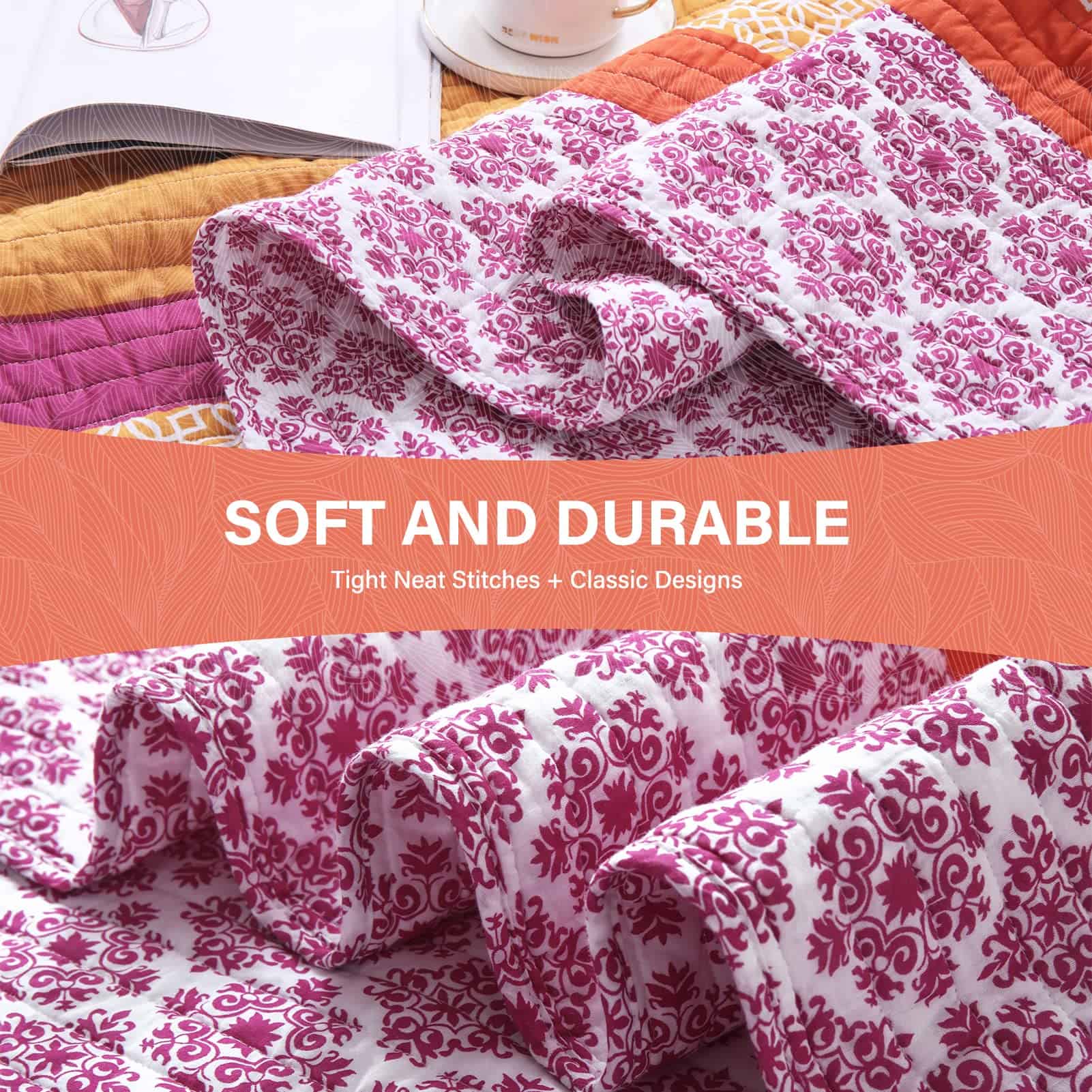 SahSahCasa Edredón tamaño King, Juego de edredón King, - Imagen 6