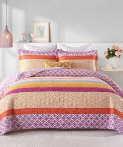 Set de colcha PERHOM Boho King Size - 100% algodón