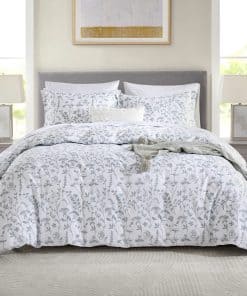 CozyQQ Cotton Duvet Cover Queen - Juego de Cubierta de