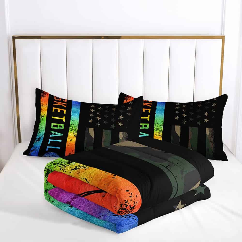 Suncloris Colcha de conforter de béisbol deportivo - Imagen 4