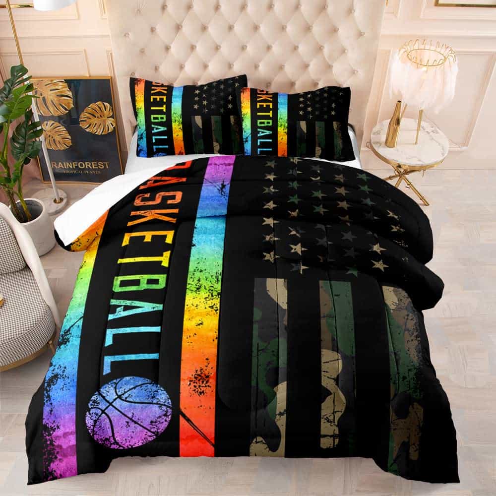 Suncloris Colcha de conforter de béisbol deportivo