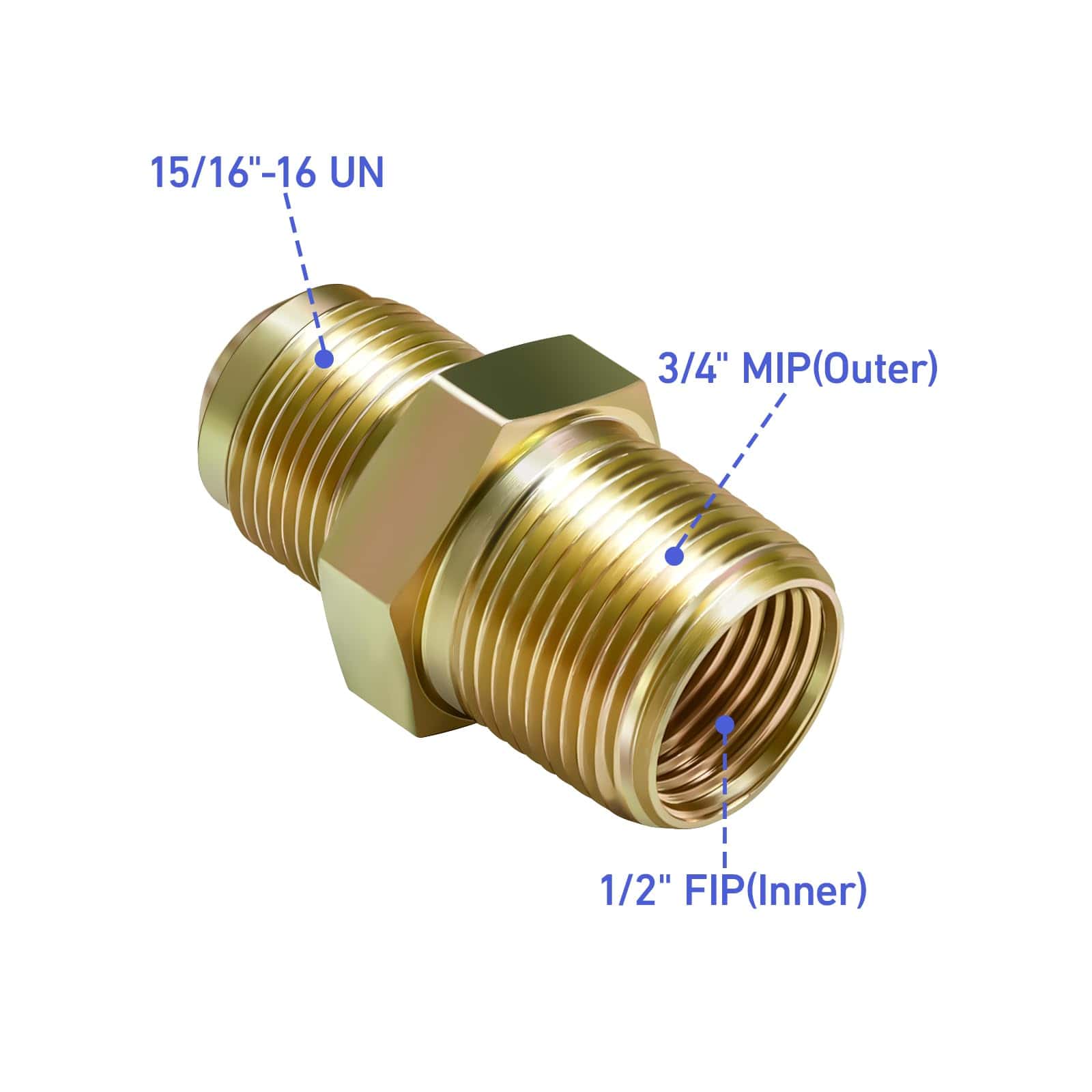 Kit de línea de gas flexible Solimeta de 48" para secadora, - Imagen 7