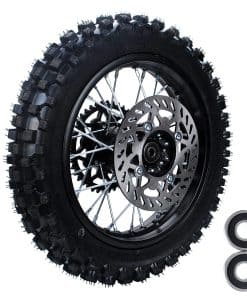 Rueda trasera completa para llanta tubo Rim 80/100-12