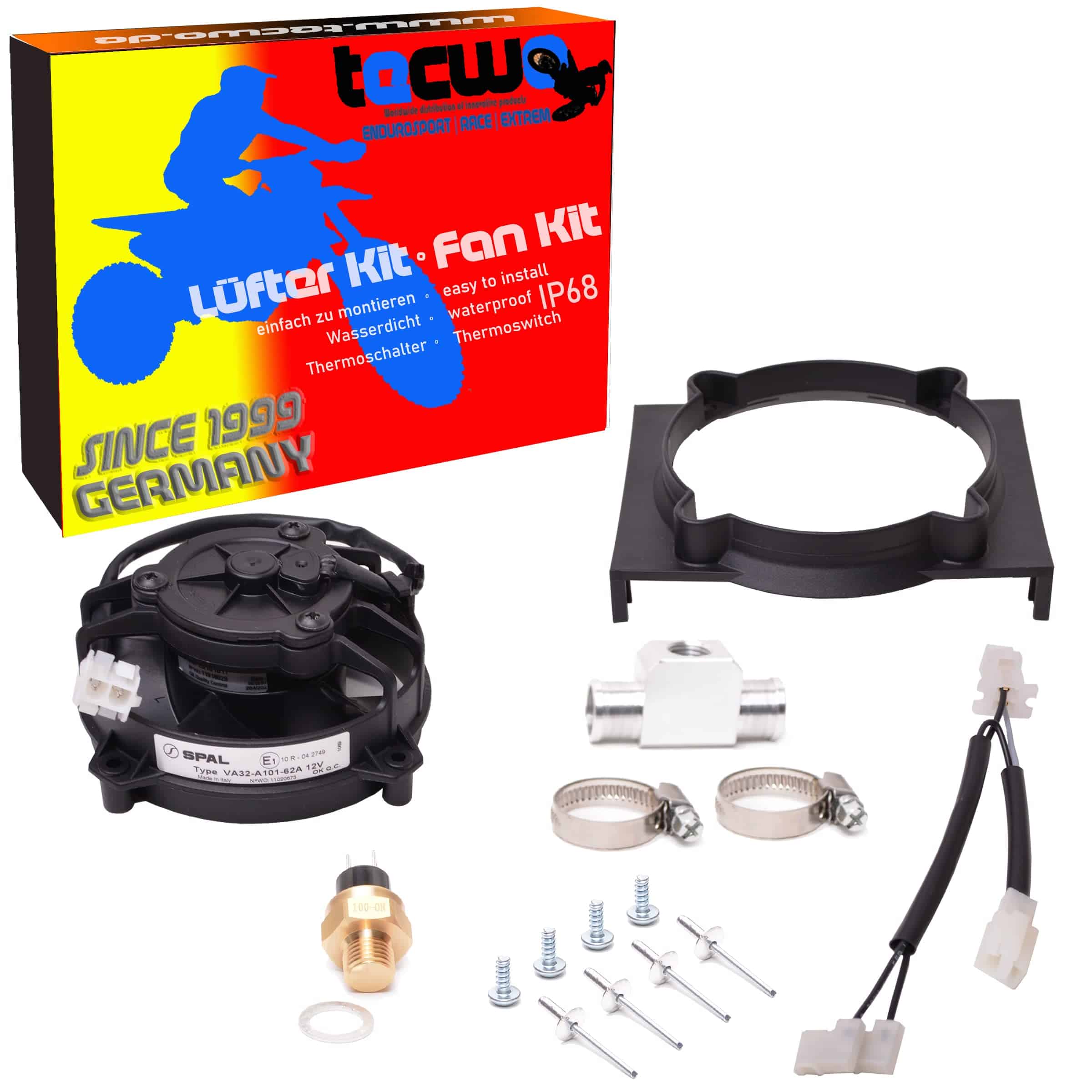 Kit de ventilación para radiador de repuesto Enduro Beta RR