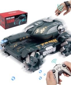 Tanque RC Stunt Bindove con Luz, Juguete RC de Tanque con