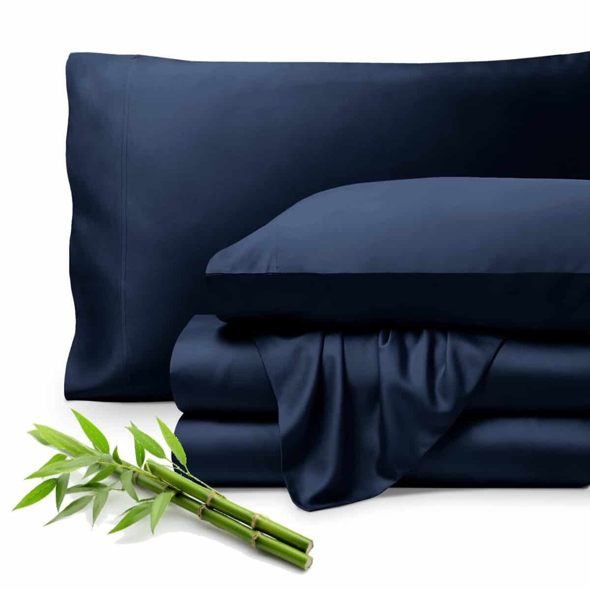 Juego de sábanas de lujo para cama completa Bare Home 100%