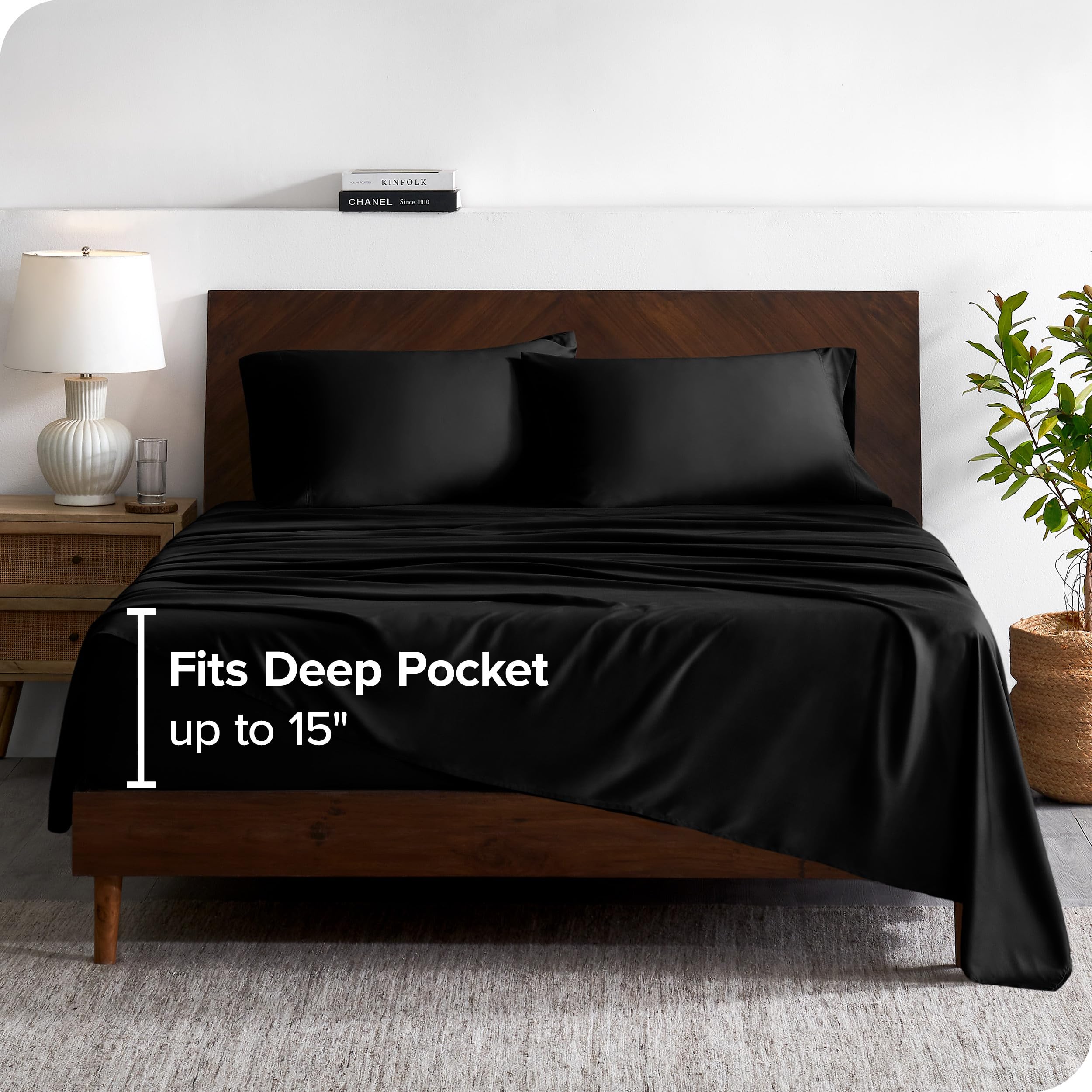 Juego de sábanas de lujo 100% Rayon de Bambú de Bare Home - Imagen 5