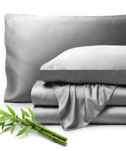 Juego de sábanas de lujo King 100% rayón hecho de bambú de