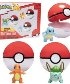 Set de Figuras de Poke Ball y Batalla Clip 'N' Go de