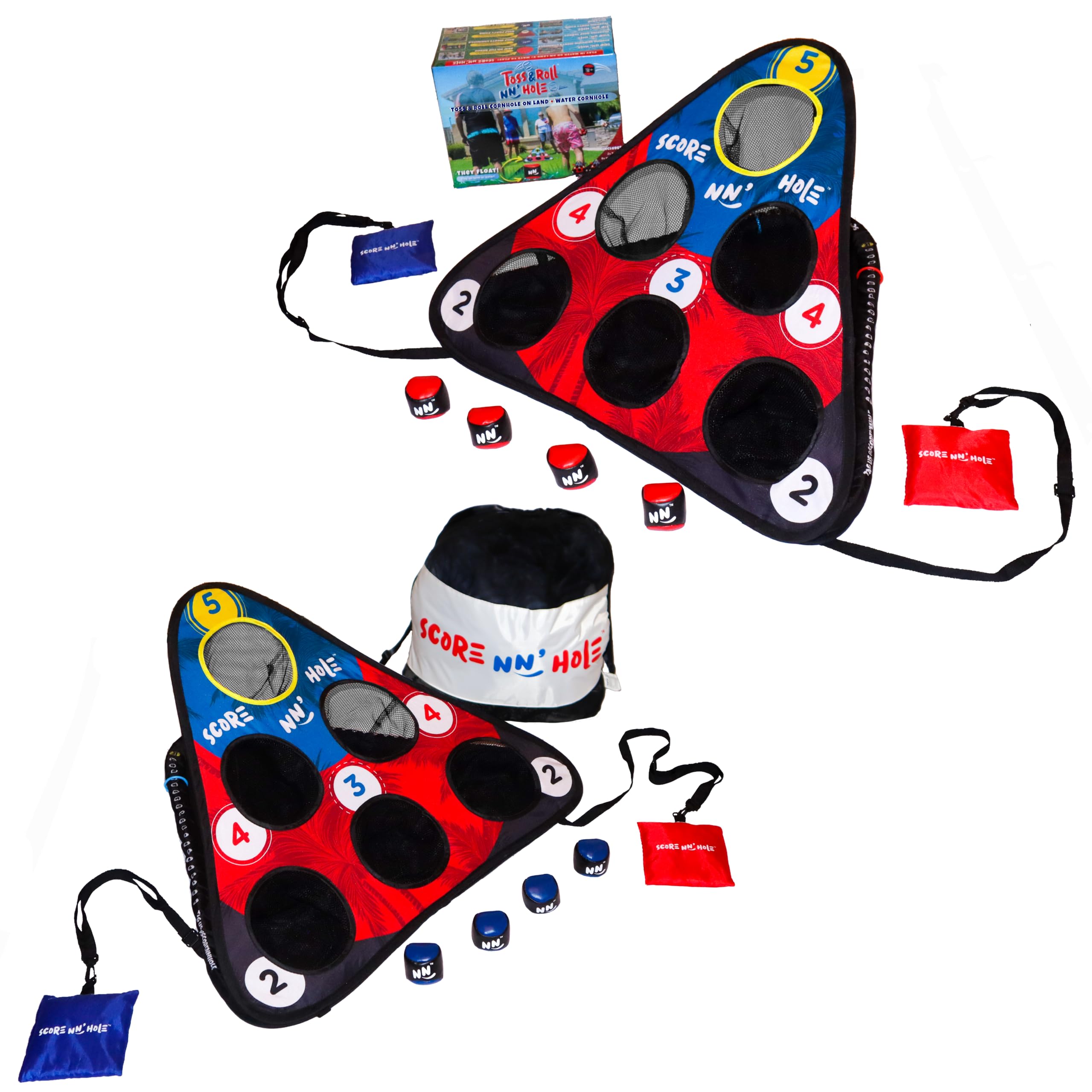 Juego de Cornhole TOSS & ROLL NN' Hole | Juego de Cornhole