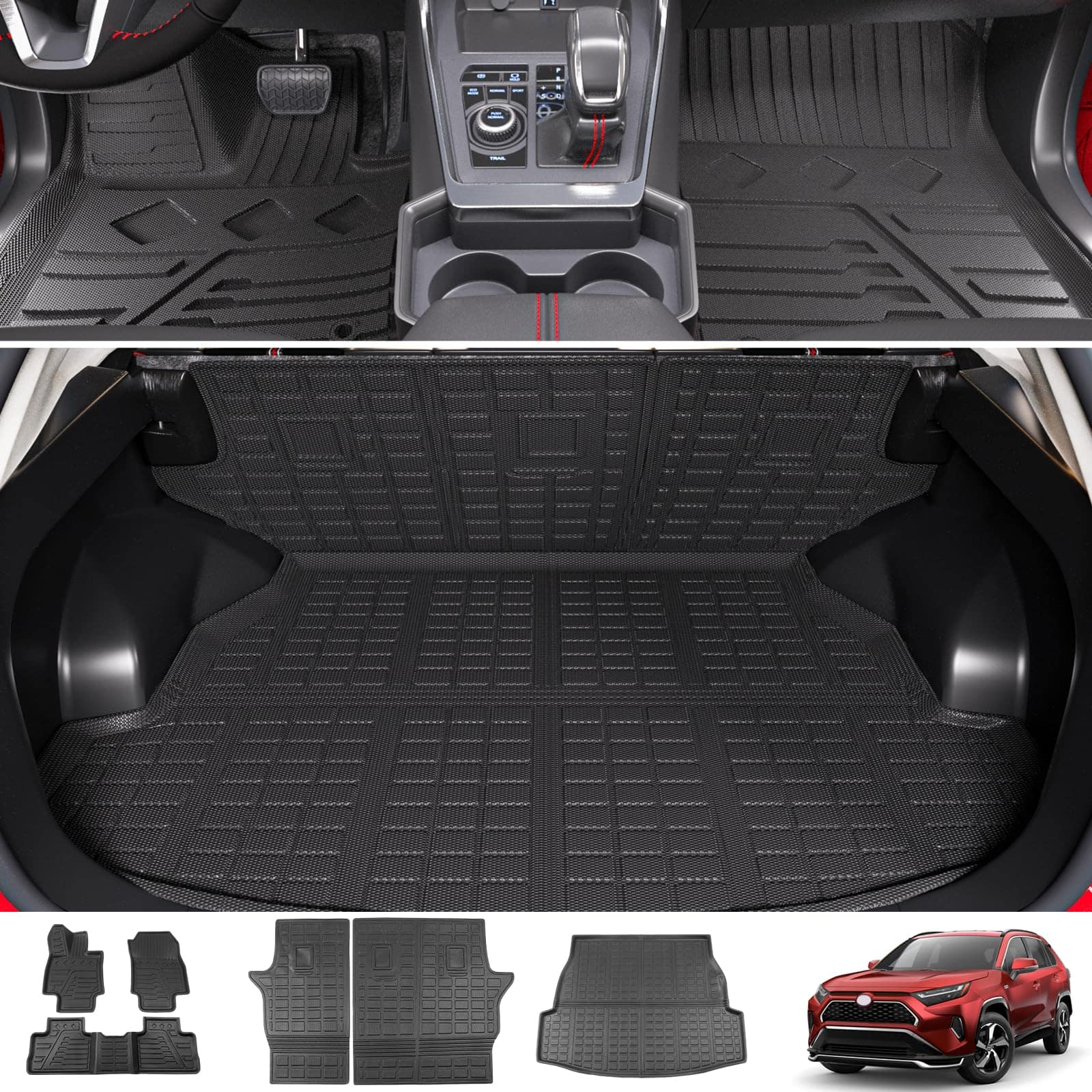 Xipoo Protector de Maletero Compatible con Toyota RAV4