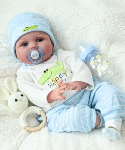 Muñecas Reborn Realistas SCOM - Muñeca Bebé de 22 pulgadas