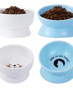 Juego de Tazones Elevados para Gatos AOMRYOM, Tazones