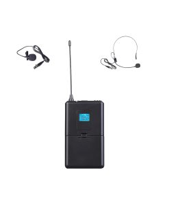 Bodypack innopow con Micrófono de Solapa y Diadema para