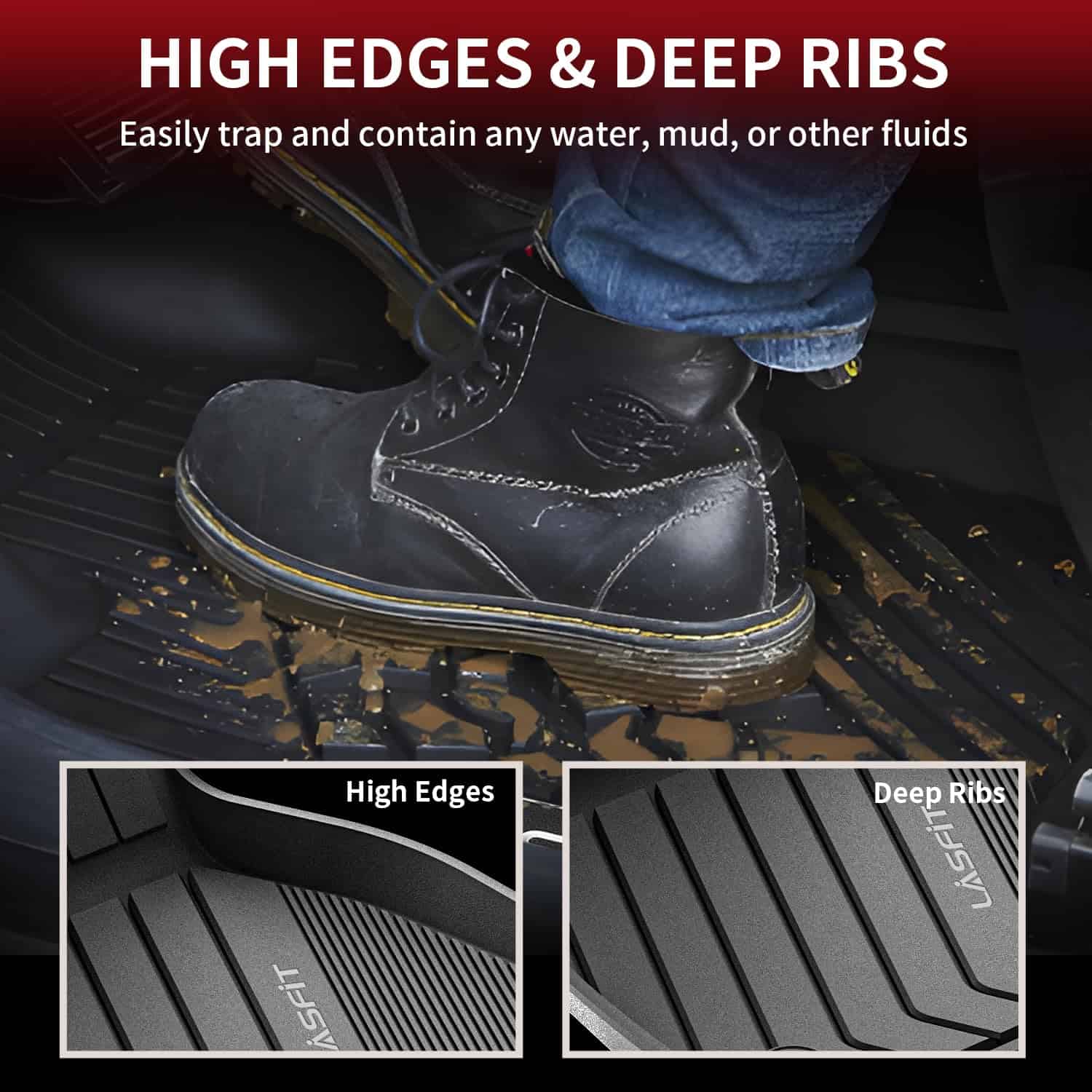 Tapetes LASFIT para BMW X7 2019-2024 7 Pasajeros, Tapetes - Imagen 4