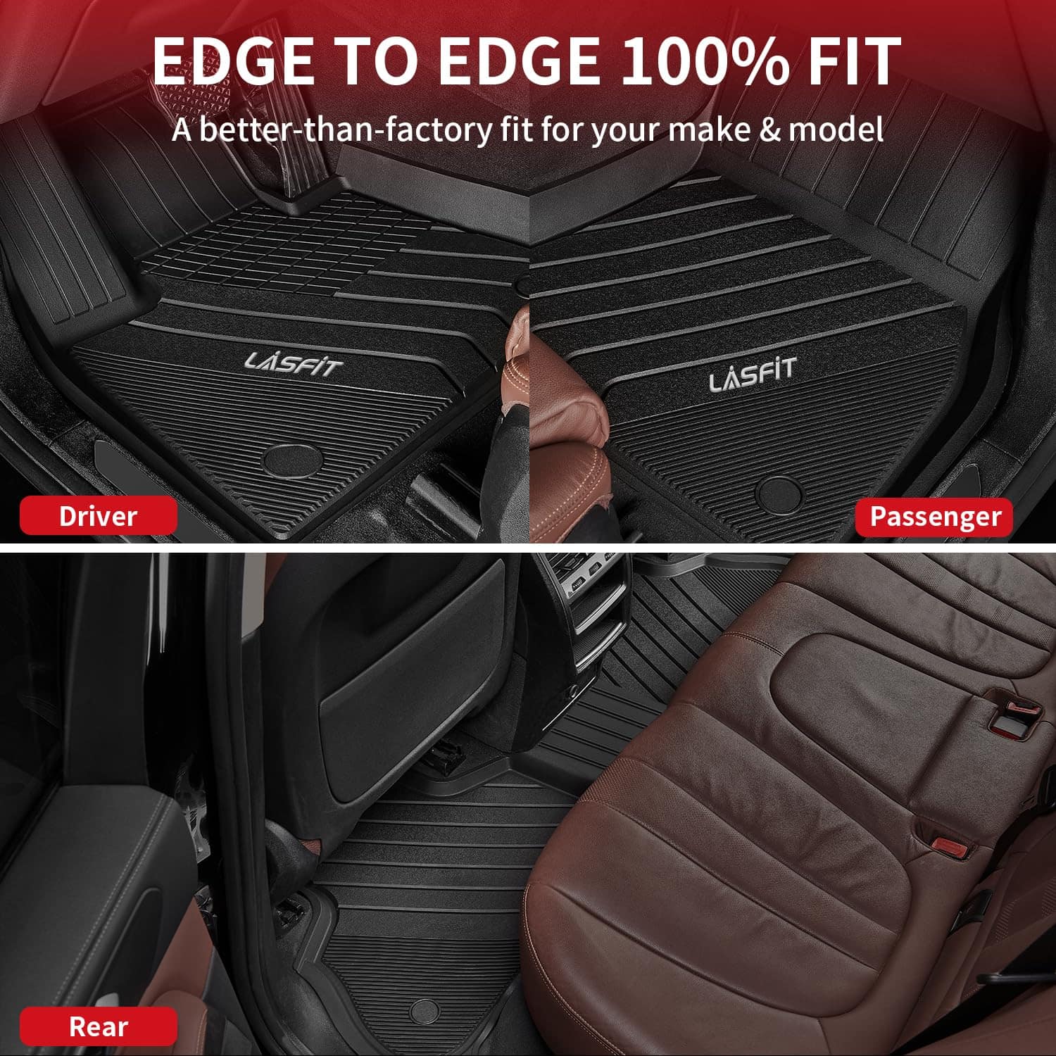 Tapetes LASFIT para BMW X7 2019-2024 7 Pasajeros, Tapetes - Imagen 5