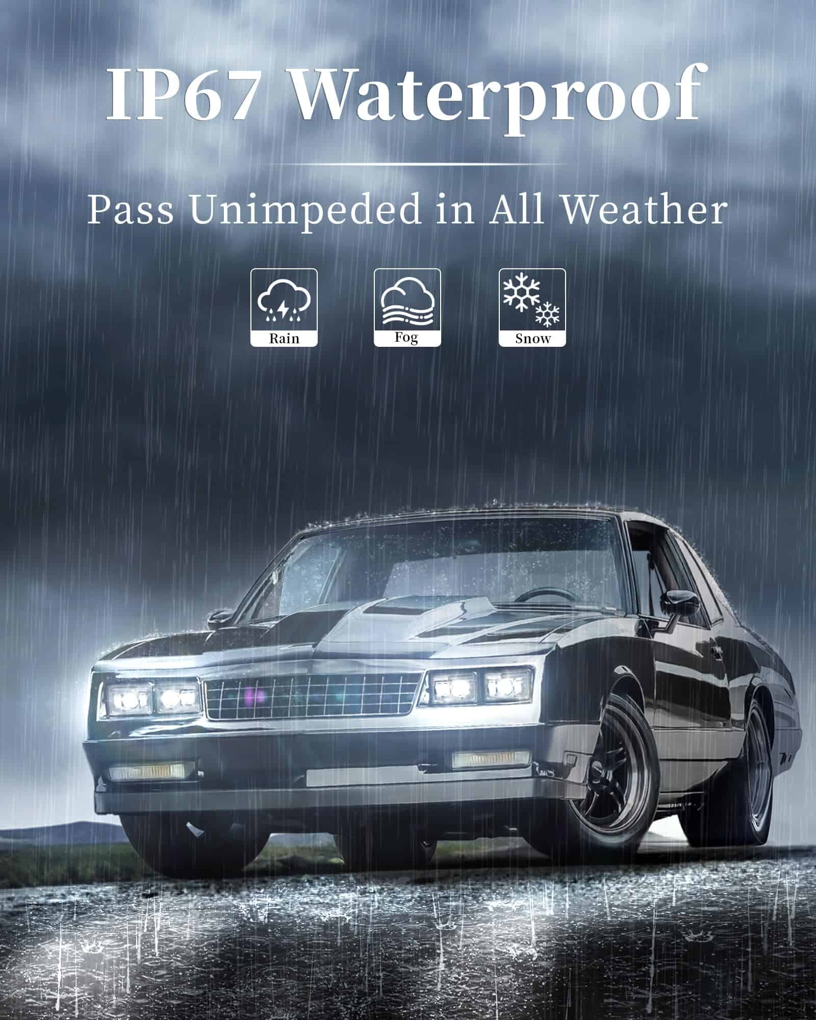 Faros LED Mejorados HWSTAR 2023 de 120W Antideslumbrantes - Imagen 4