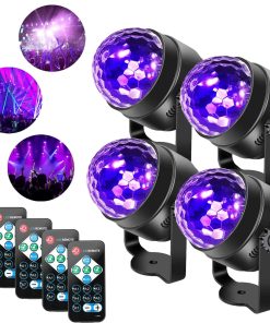 Luces Negras LUNSY para Fiesta de Neón, Luces de Fiesta LED