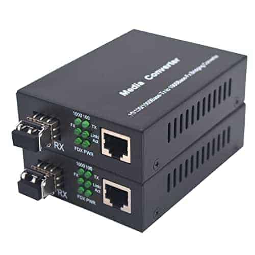 Convertidores de Medios de Fibra Gigabit Multi-Modo LC -