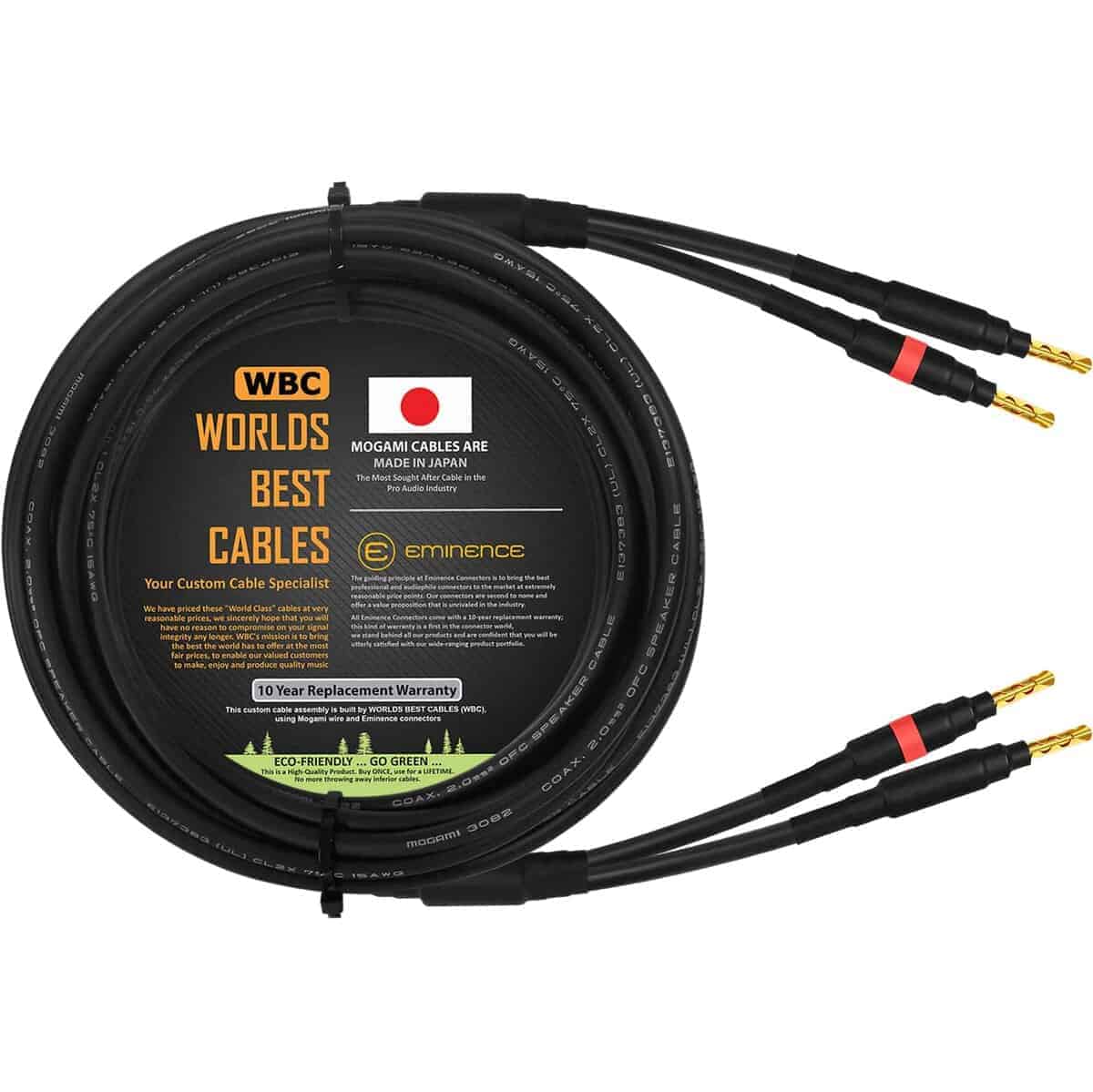 WORLDS BEST CABLES - Cable de Altavoz Coaxial de Audiophile