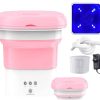 Mini Lavadora Portátil 4.5L Plegable para Apartamento,