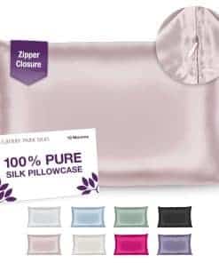 Funda de Almohada de Seda 100% Mulberry Park -Rosa