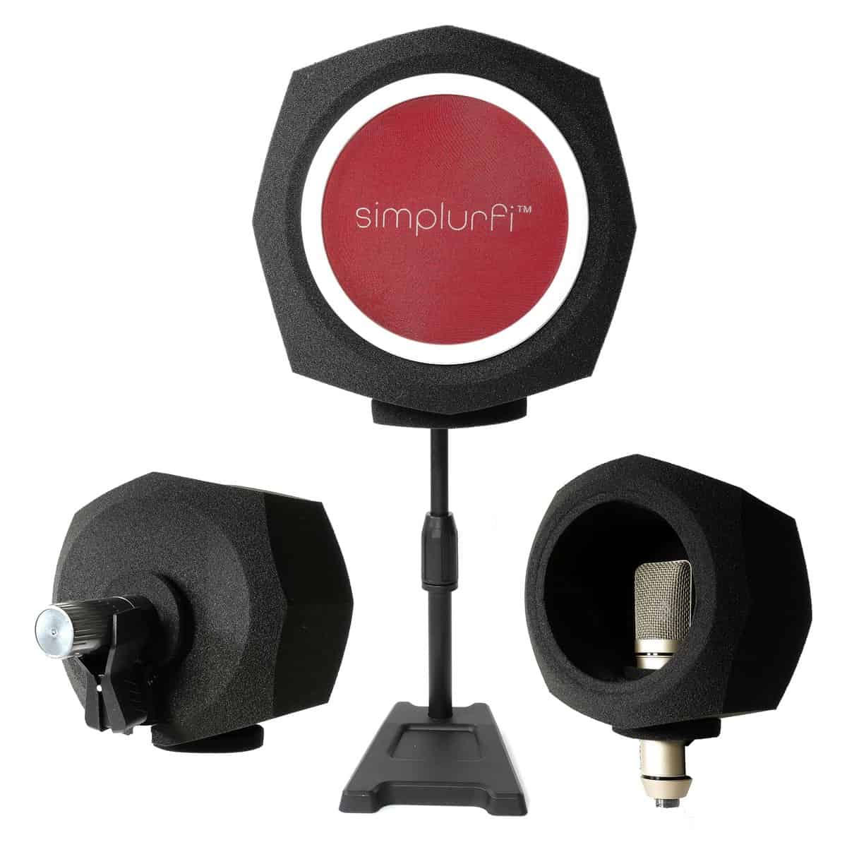 Cabina de Grabación SIMPLURFI-Microfono Aislamiento Bola 2