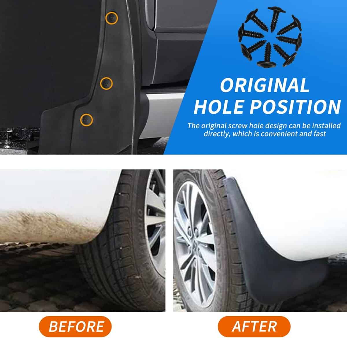 Actkill Juego de Guardabarros a Medida para Honda HRV HR-V - Imagen 5