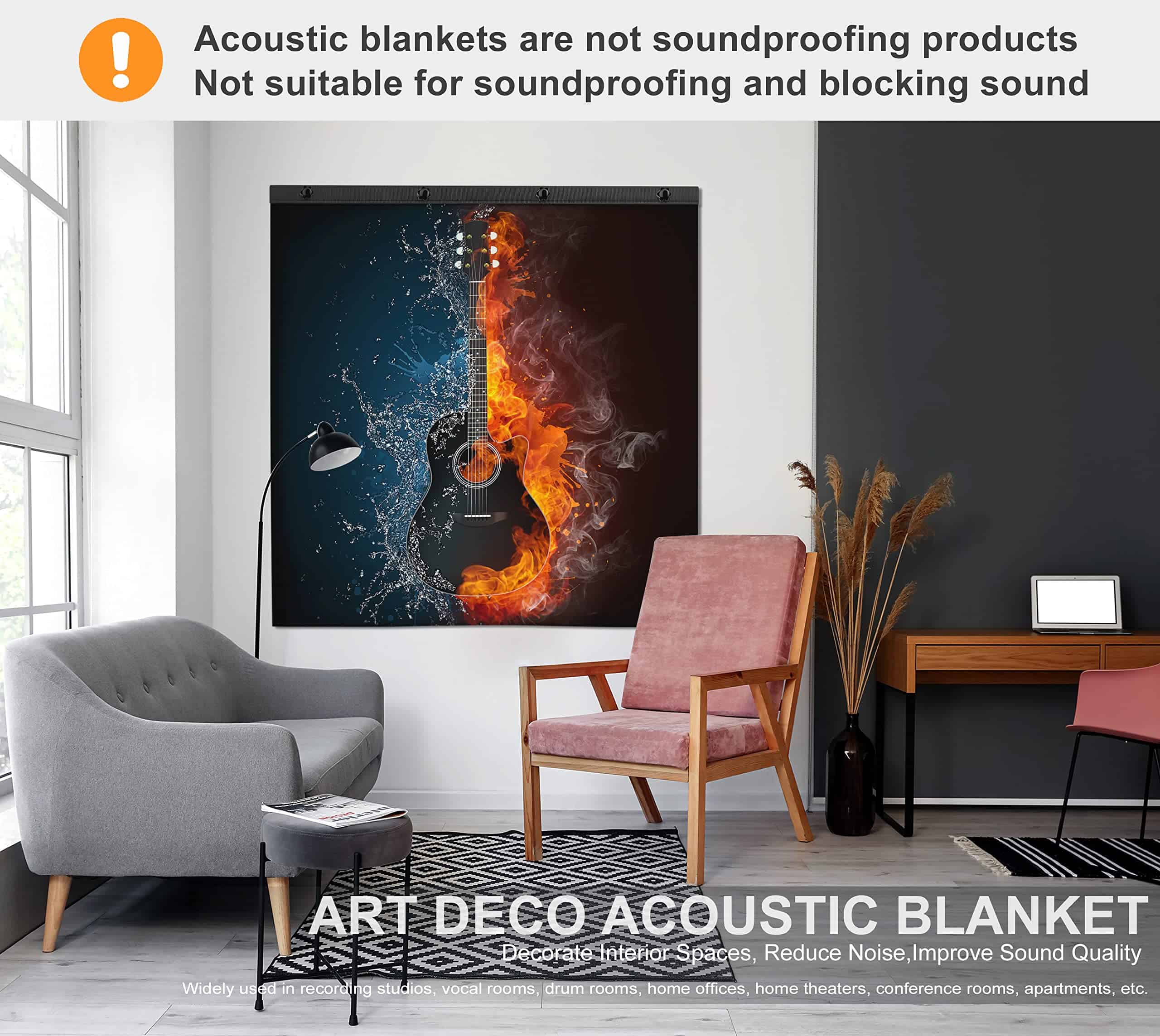 Mantas de Absorción de Sonido CHOOVEEON - Sábana Absorbente - Imagen 3