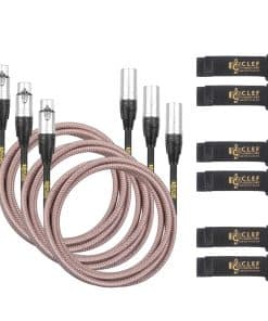 Cable XLR Clef Audio Labs, 1 Pie [paquete de 3] Conexiones