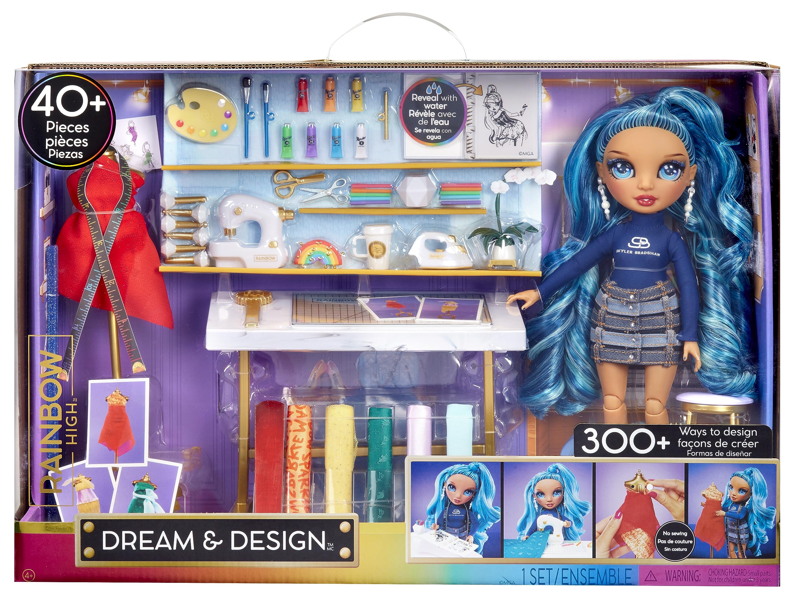 Juego de Estudio de Moda Rainbow High Dream & Design. Juego