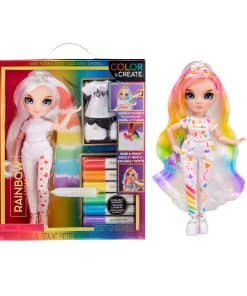 Muñeca Rainbow High Color & Create Fashion DIY con