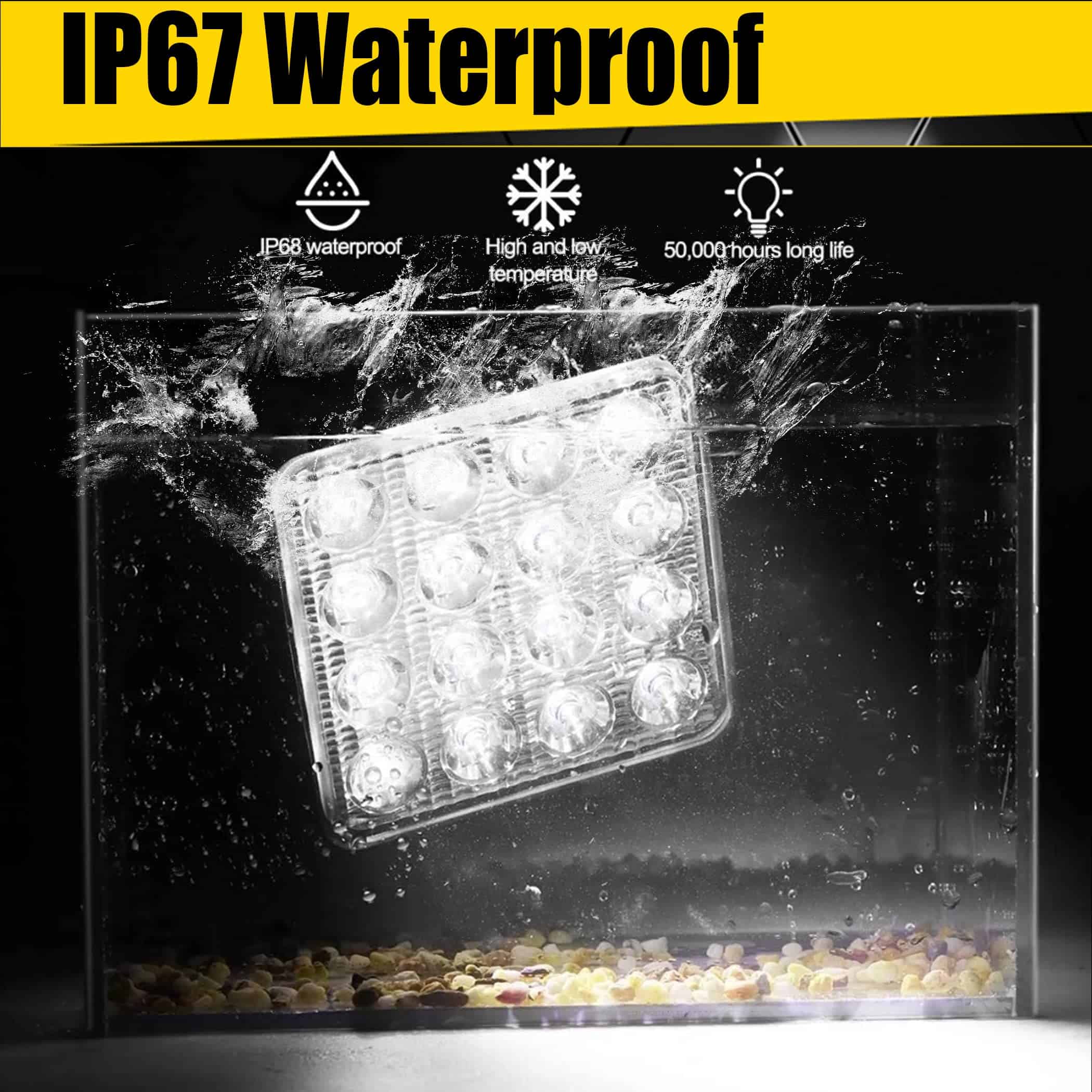 MUVKQC 48W Luces LED de Trabajo para Camión, 10PCS 4.5 - Imagen 6