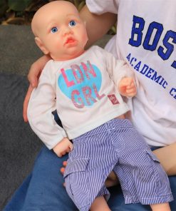 Muñeca de bebé de silicona realista de 22.5 pulgadas