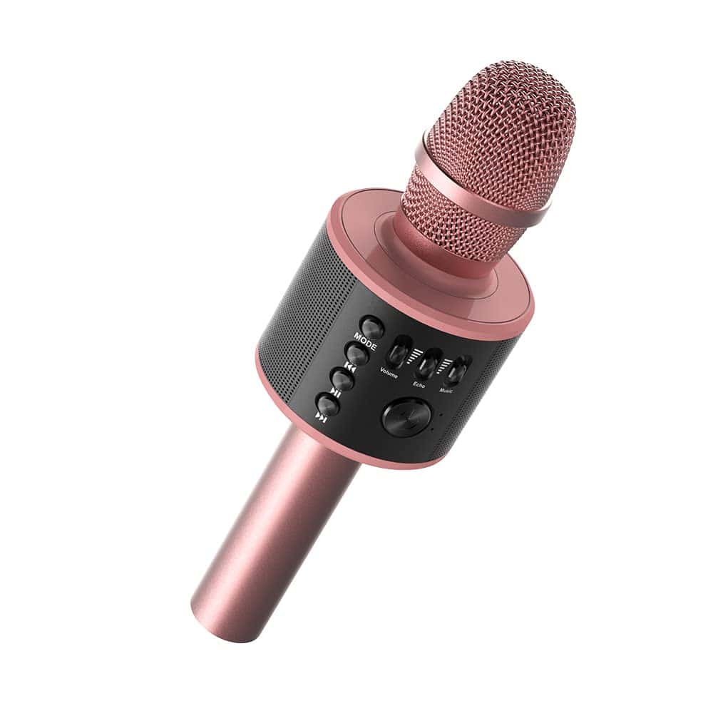 Micrófono de Karaoke inalámbrico 3 en 1 con Bluetooth 5.0,