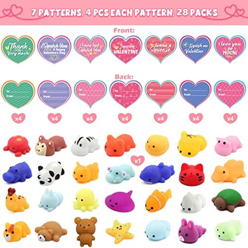 SURCVIO 28 Pack Regalos de San Valentín para -Rojo - Imagen 3