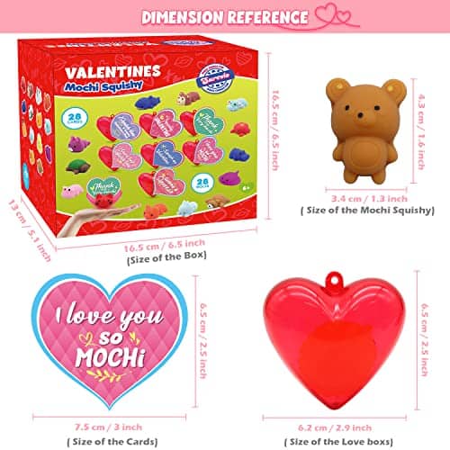 SURCVIO 28 Pack Regalos de San Valentín para -Rojo - Imagen 4
